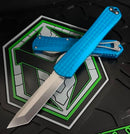 Heretic Knives Manticore X Turquoise Frag Handle & Stonewash Tanto MagnaCut H031F-2A-TQ