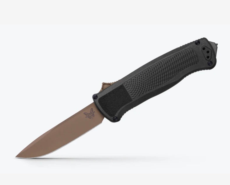 Benchmade Shootout Black Grivory & Drop Point CruWear 5371FE