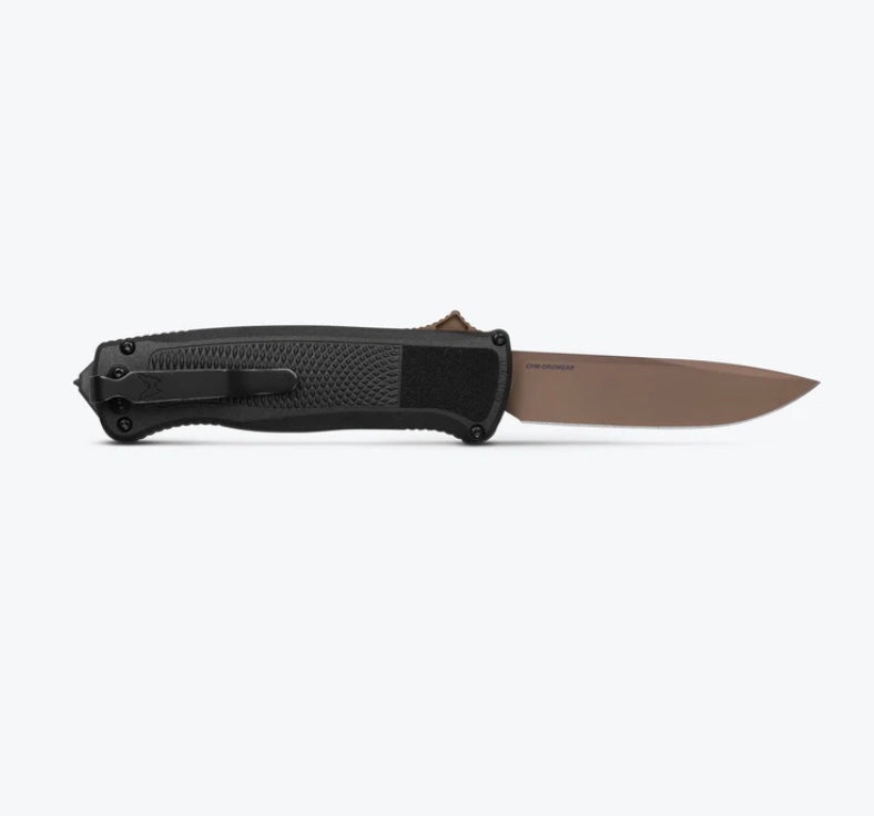 Benchmade Shootout Black Grivory & Drop Point CruWear 5371FE