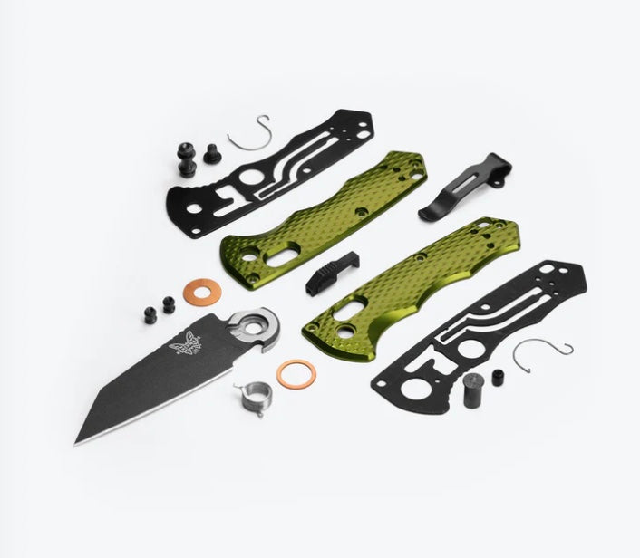 Benchmade Auto Partial Immunity Woodland Green Aluminum & CPM-M4 2950BK-2