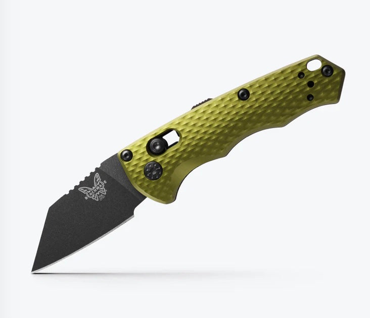 Benchmade Auto Partial Immunity Woodland Green Aluminum & CPM-M4 2950BK-2