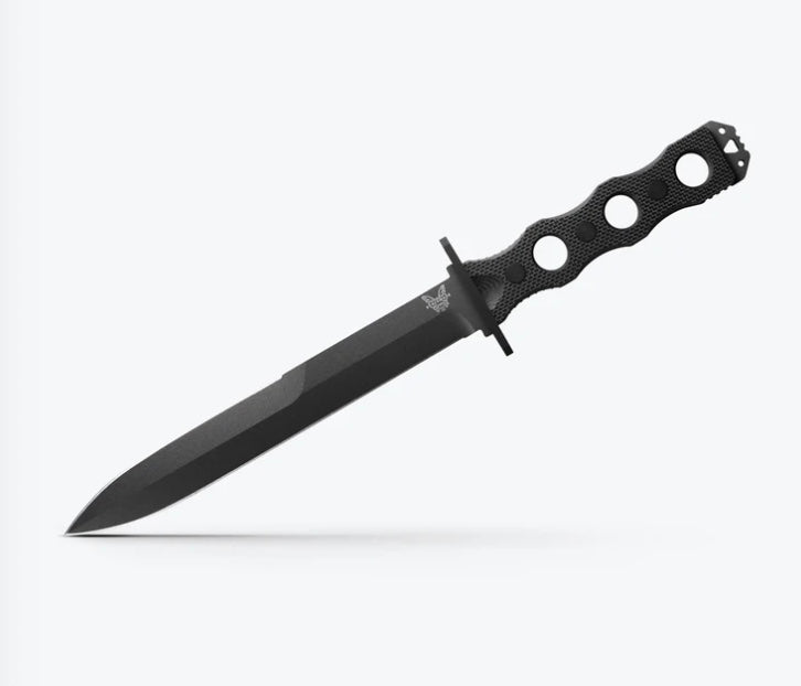 Benchmade SOCP Black G-10 Handles w/ 3V Fixed Blade 185BK