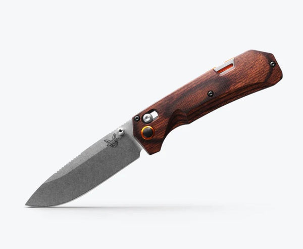 Benchmade Grizzly Creek Stabilized Wood Handles w/ Drop Point S30V 150