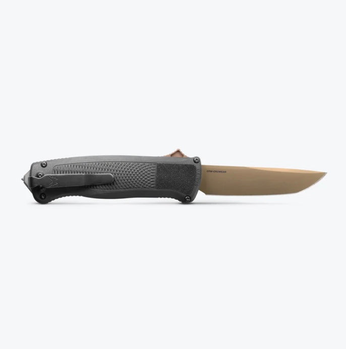 Benchmade Shootout Black Grivory & FDE Tanto CruWear 5370FE