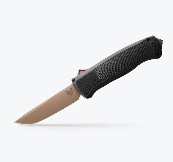 Benchmade Shootout Black Grivory & FDE Tanto CruWear 5370FE