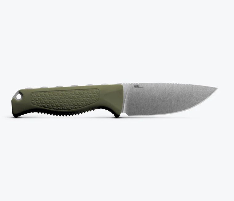 Benchmade Steep Country Dark Olive Santoprene Handle & CPM-S30V Fixed Blade 15006-01