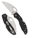 Discontinued Spyderco BYRD Meadowlark 2 Lightweight Black FRN & Wharncliffe 8Cr13MoV BY04PBKWC2