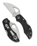 Discontinued Spyderco BYRD Robin 2 Lightweight Black FRN & Wharncliffe 8Cr13MoV BY10PBKWC2