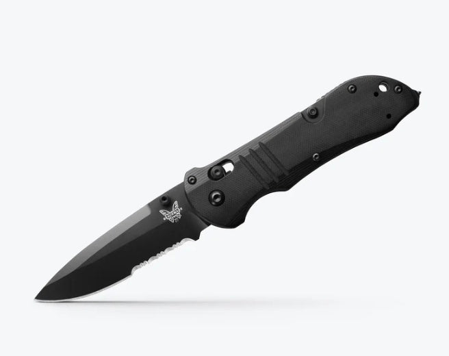 Benchmade Triage Black G-10 & Black S30V w/ Rescue Hook 917SBK