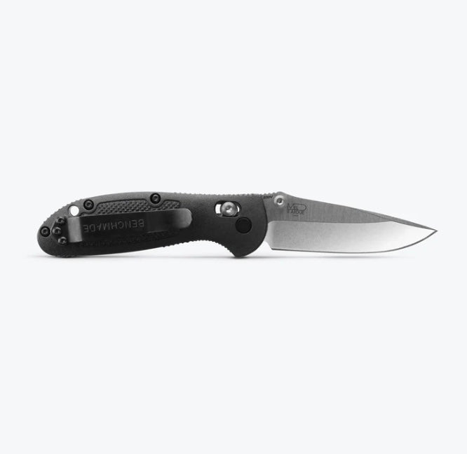 Benchmade Mini Griptilian Black Grivory & S30V Drop Point 556-S30V