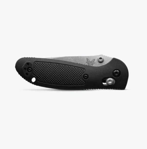 Benchmade Mini Griptilian Black Grivory & S30V Drop Point 556-S30V