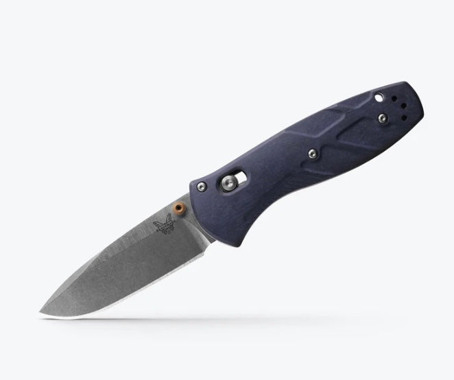 Benchmade Mini Barrage Blue Canyon Richlite & S30V Drop Point 585-03