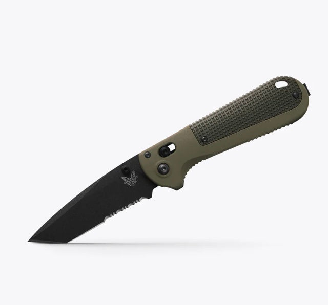 Benchmade Redoubt Ranger Green/Forest Grivory w/ Serrated Tanto D2 431SBK-1