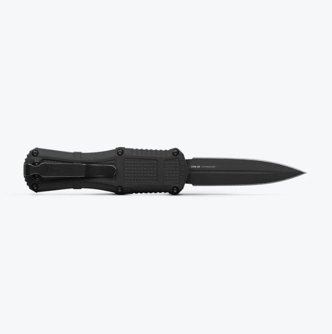 Benchmade Mini Claymore OTF Black Grivory & D2 3375GY