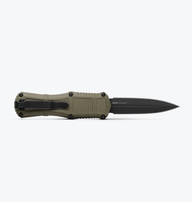 Benchmade Mini Claymore OTF Ranger Green Grivory & D2 3375GY-1