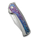 We Knife Nefaris Ti w/ Flamed Ti Inlay & Hand Satin 20CV WE22040FA-1