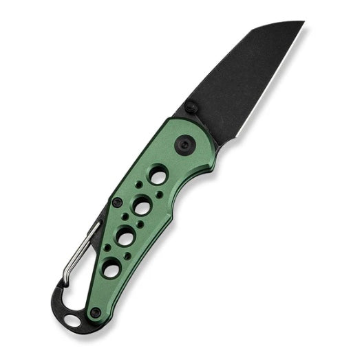 Civivi Pragma Green Aluminum Handles w/ SS Carabiner/Bottle Opener & Black Nitro-V C23062B-3