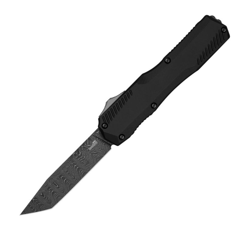 Kershaw Livewire Black Aluminum w/ Damascus Tanto 9000TDAM