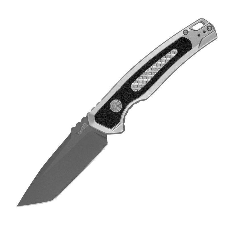 Kershaw Launch 16 Raw Aluminum Handle & Gray M4 7105RAW