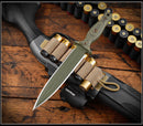 RMJ Tactical Kilroy Fixed Blade w/ Dirty Olive G-10 & OD Green Cerakote M390