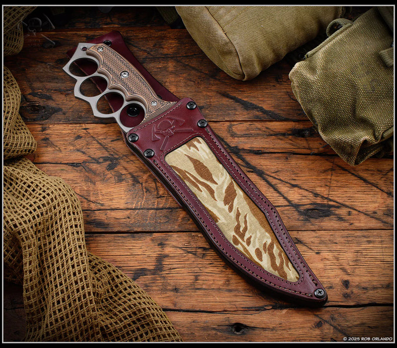 RMJ Tactical Marauder w/ Hyena Brown G-10 Handles & Savage Stainless C