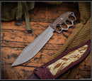 RMJ Tactical Marauder w/ Hyena Brown G-10 Handles & Savage Stainless CPM-3V Fixed Blade
