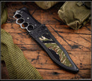 RMJ Tactical Marauder w/ Black G-10 Handles & Savage Stainless CPM-3V Fixed Blade