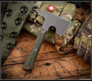 RMJ Mini Jenny Spike Tomahawk w/ Dirty Olive G-10 Handles