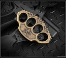 RMJ Tactical Vintage Patina Antique Brass Snuckles
