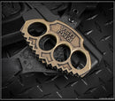 RMJ Tactical Vintage Patina Antique Brass Snuckles