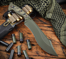 RMJ Tactical Sapper w/ Dirty Olive G-10 Handles & 80CrV2 Fixed Blade