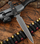 RMJ Tactical Nightshade Fixed Blade Black G-10 & Tungsten 3V