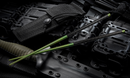Spartan Blades Green Titanium and Carbon Fiber Chopsticks PCCS1GR