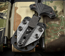 RMJ BUB Back Up Blade Black G-10 & Tungsten MagnaCut Fixed Blade