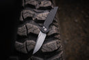 Pro-Tech TR-3 X1 Black “Fish Scale” Handle & Stonewash MagnaCut Blade TR-3 X1 SW MC