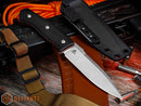 Defiant 7 BK Fixed Blade w/ Black G-10 Handles & S45VN