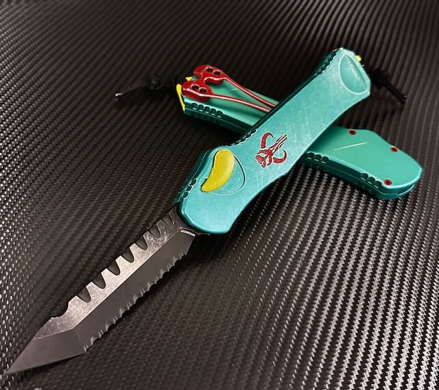 Heretic Hydra V3 Bounty Hunter w/ Full Serrated DLC Tanto MagnaCut H006-6C-BOUNTY