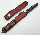 Microtech Ultratech Single Edge Black Standard & Merlot 121-1MR