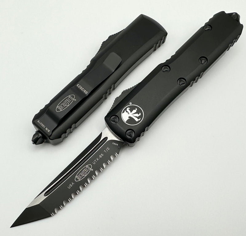 Microtech UTX-85 T/E Tanto Black Tactical F/S 233-3T