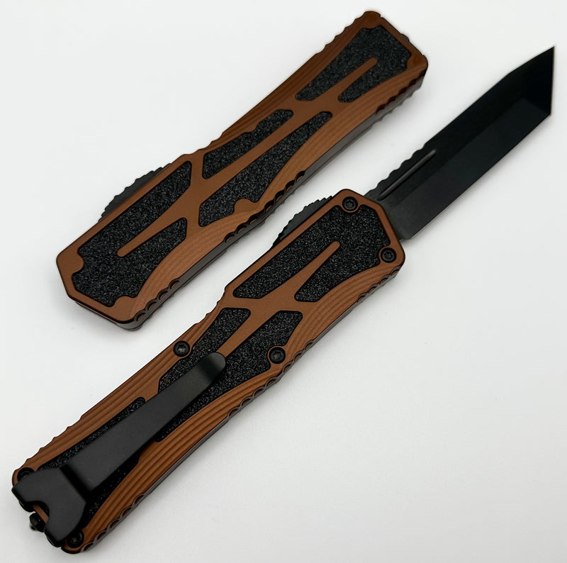 Heretic Knives Colossus DLC Tanto Magnacut & Root Beer Handle H040-6A-RB