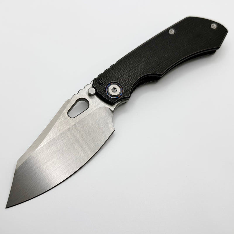 Custom Knife Factory Evo 3.0C Dark Ti w/ Hand Satin M390 PRE OWNED