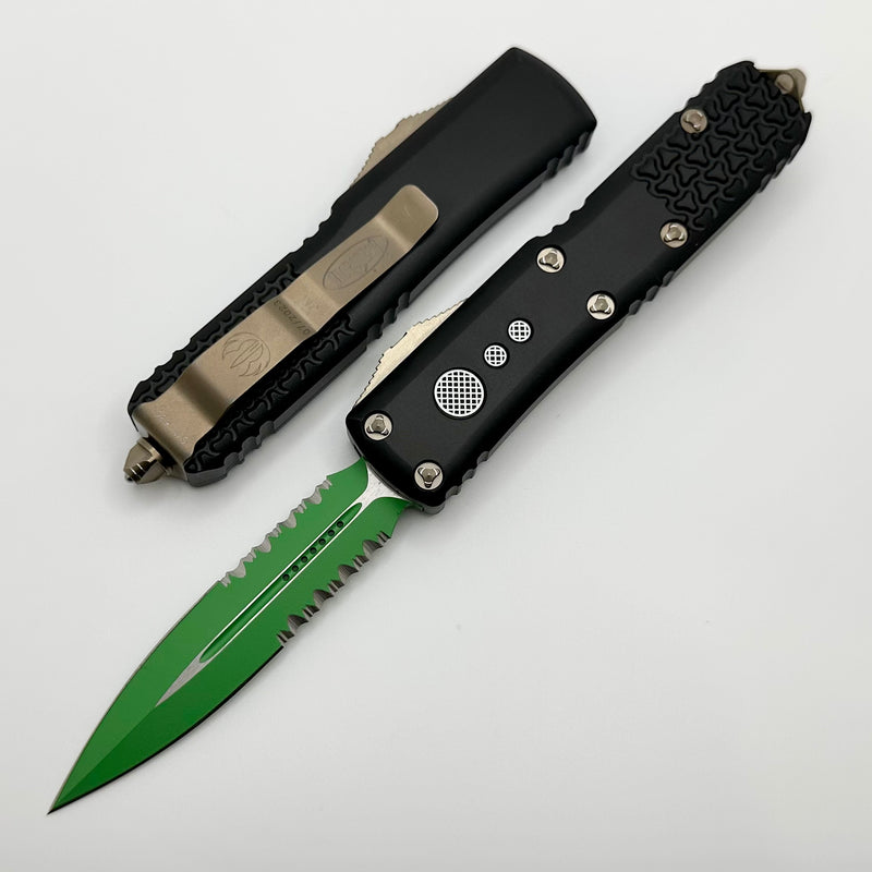 Microtech UTX-85 Jedi Master Partial Serrated Signature Series 232-2JM