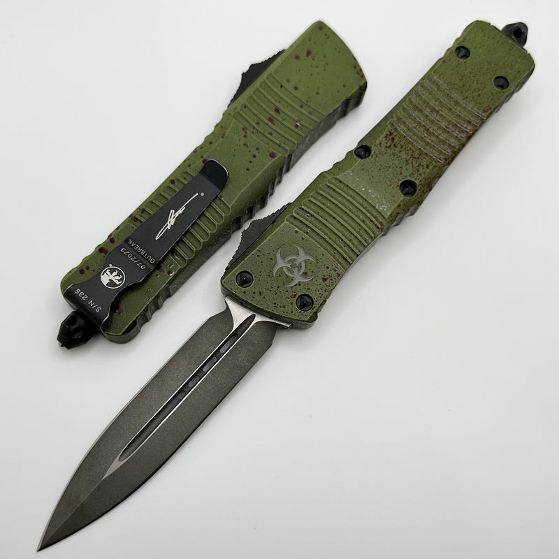 Microtech Combat Troodon Double Edge Outbreak Signature Series 142-1OBDS ONE PER HOUSEHOLD