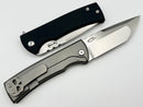 Chaves Knives Redencion 229 Kickstop Black G-10 & M390 Tanto