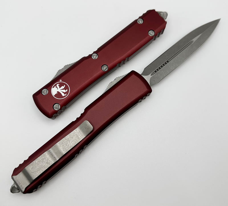 Microtech Ultratech Double Edge Apocalyptic Standard & Merlot 122-10APMR