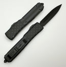 Microtech Ultratech Double Edge DLC Full Serrated USA Flag Blade Show 2023 Signature Series 122-3DLCTFLAGS