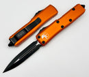 Microtech UTX-85 D/E Black Standard & Orange 232-1OR