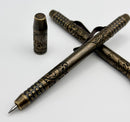 Borka Ti2Design TechLiner Grid Skulls Brass 5" Pen