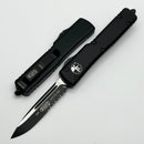 Microtech UTX-70 S/E Black Tactical Partial Serrated 148-2T