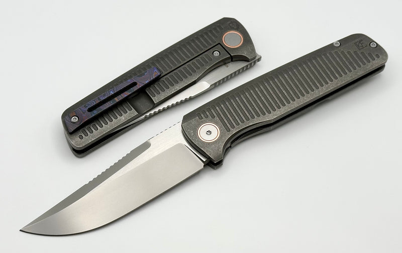 Custom Knife Factory Gnome Titanium & M390